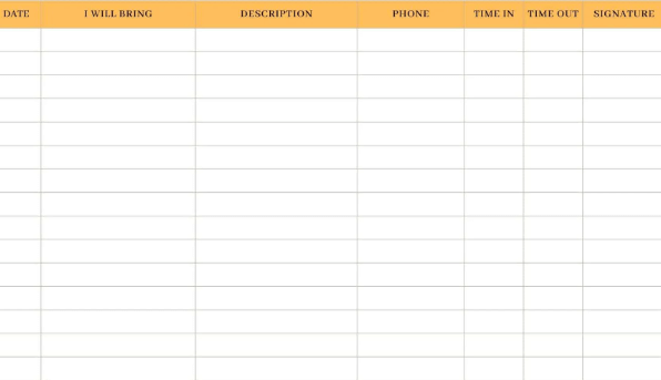 Printable:Uqsm1fczhdi= Sign up Sheet