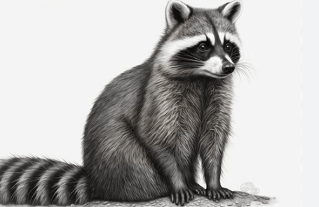 Drawing:Hwzuqweanla= Racoon