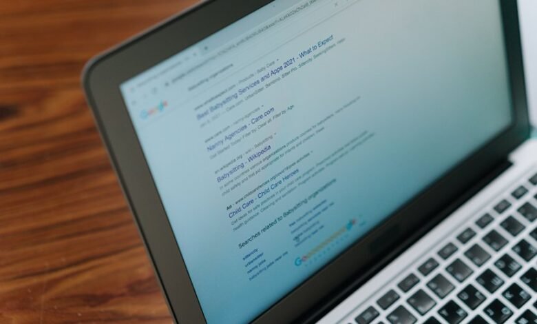 registry search results identifiers listed